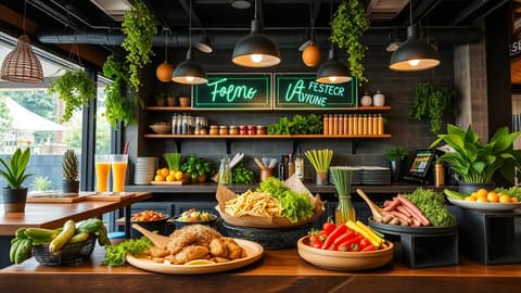 Image supplied for F&B chain - Vegan food, high quality food, B2B juice supplier