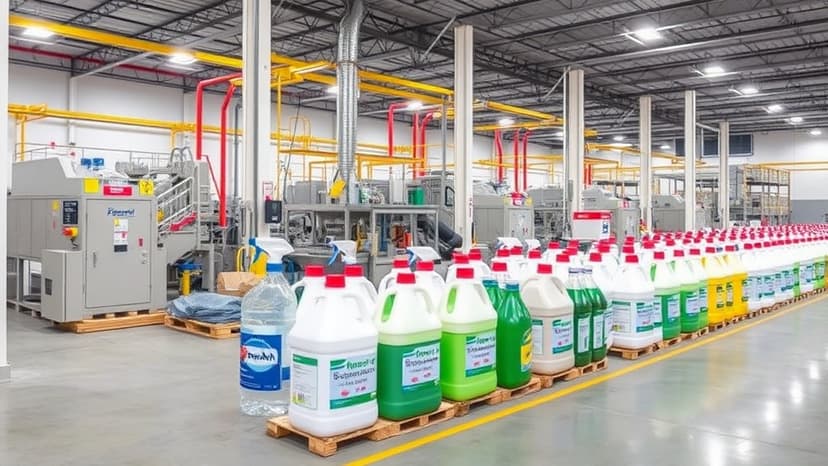 Industrial & Household Chemicals Factory in JAFZA — Manufacturing for sale in Dubai